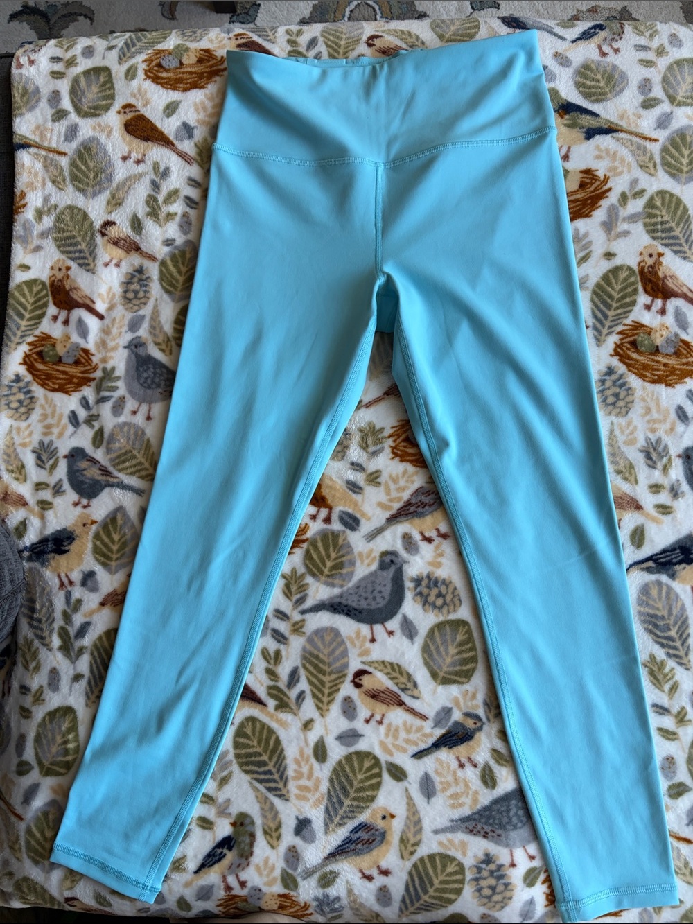 Athleta Girls Aqua Blue Performance Leggings